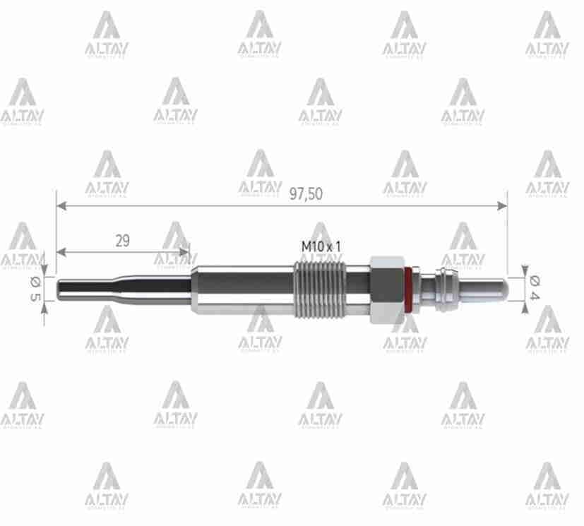 Kızdırma Bujisi (Isıtma) Caddy / Golf5 / Jetta 1.9 Tdı Bjb-Bkc N10591603