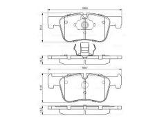 Fren Balatası F20 F30 Ön 118i/d 120d; 316>320i/d