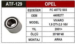 Opel Porya Bilya Arka Vivaro 4408277 4408277