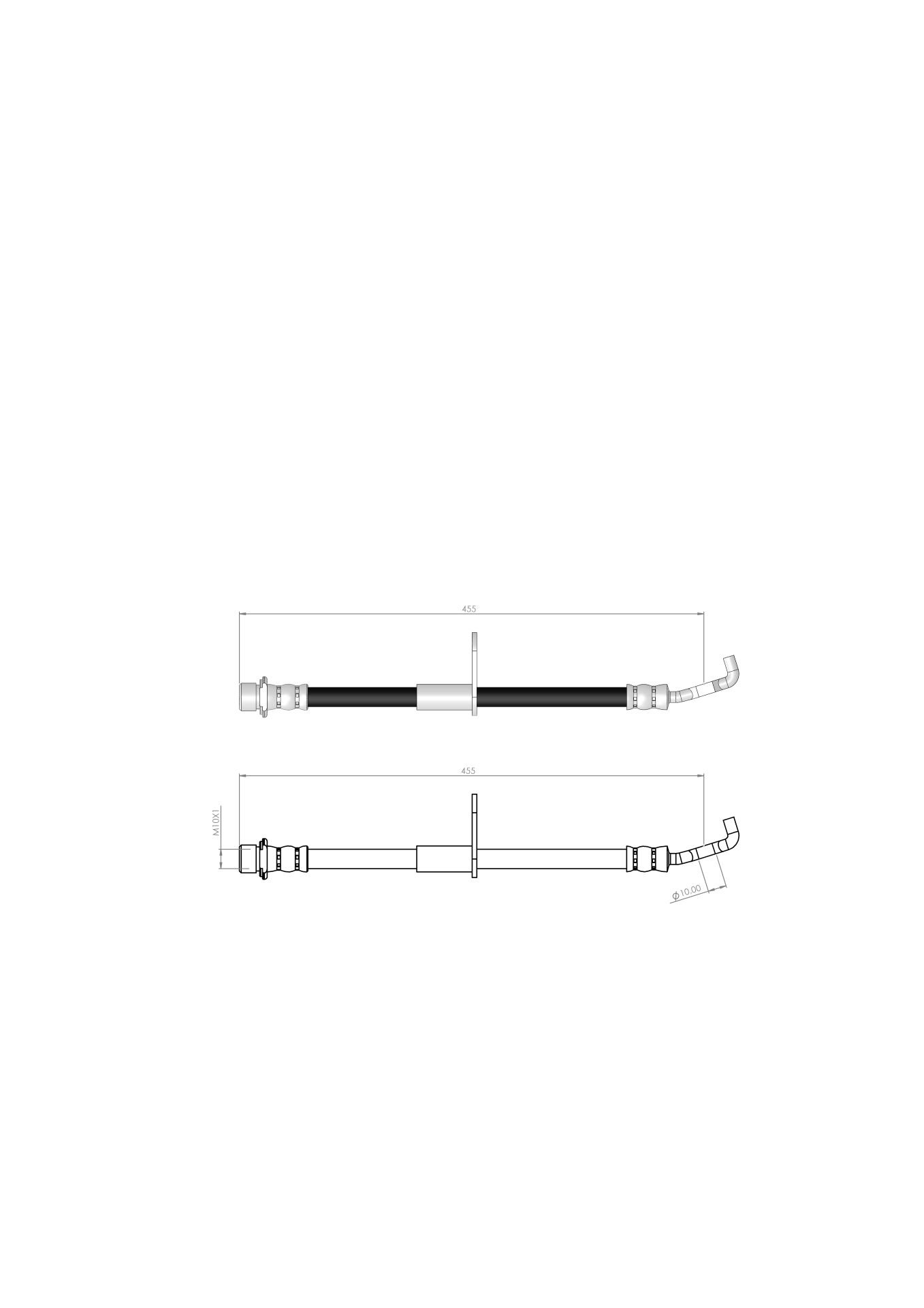FREN HORTUMU ÖN  SOL COROLLA E11- EE11HB-ZZE112HB-AE11HB 97-02 9094702912 -  9094702913 -  9094794069 -  9094794A69 9094702660 -  9094702799 -  909470 9008094069
