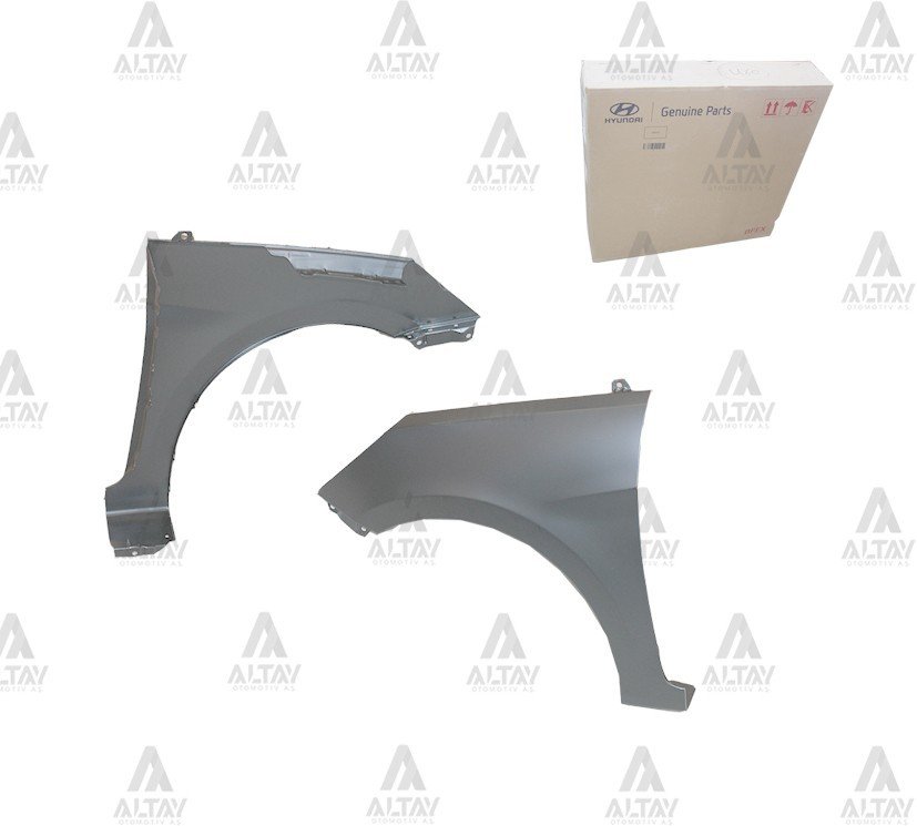 Çamurluk Accent 11=> Blue Deliksiz Ön Sol 663111R350