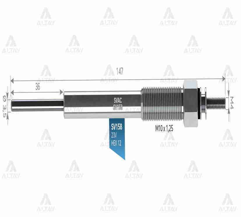 Kızdırma Bujisi (Isıtma) Canter Fuso 511 / 711 / Pajero 4M40 11V. Me202785