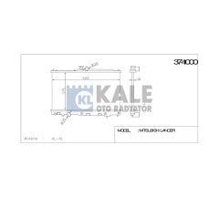 Radyatör Su Lancer 03-08 1.6 (At) Brazıng Mr993259