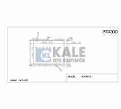 Radyatör Su Rıo 06-11 Dizel (Mt) Brazıng 253101G300