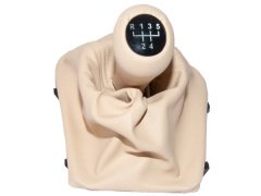 Topuzlu Vites Körüğü E36 -5 İleri- Man.Şanz; (Gri; Suni Deri) -///M- - 51320938884GR