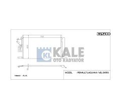 Radyatör Klima Santafe 06=> Dizel 693X479X16 (Mt) 976062B200