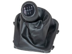 Topuzlu Vites Körüğü E36 -5 İleri- Man.Şanz; (Siyah; Noktalı; Suni Deri) Işıklı - 25111222050BK