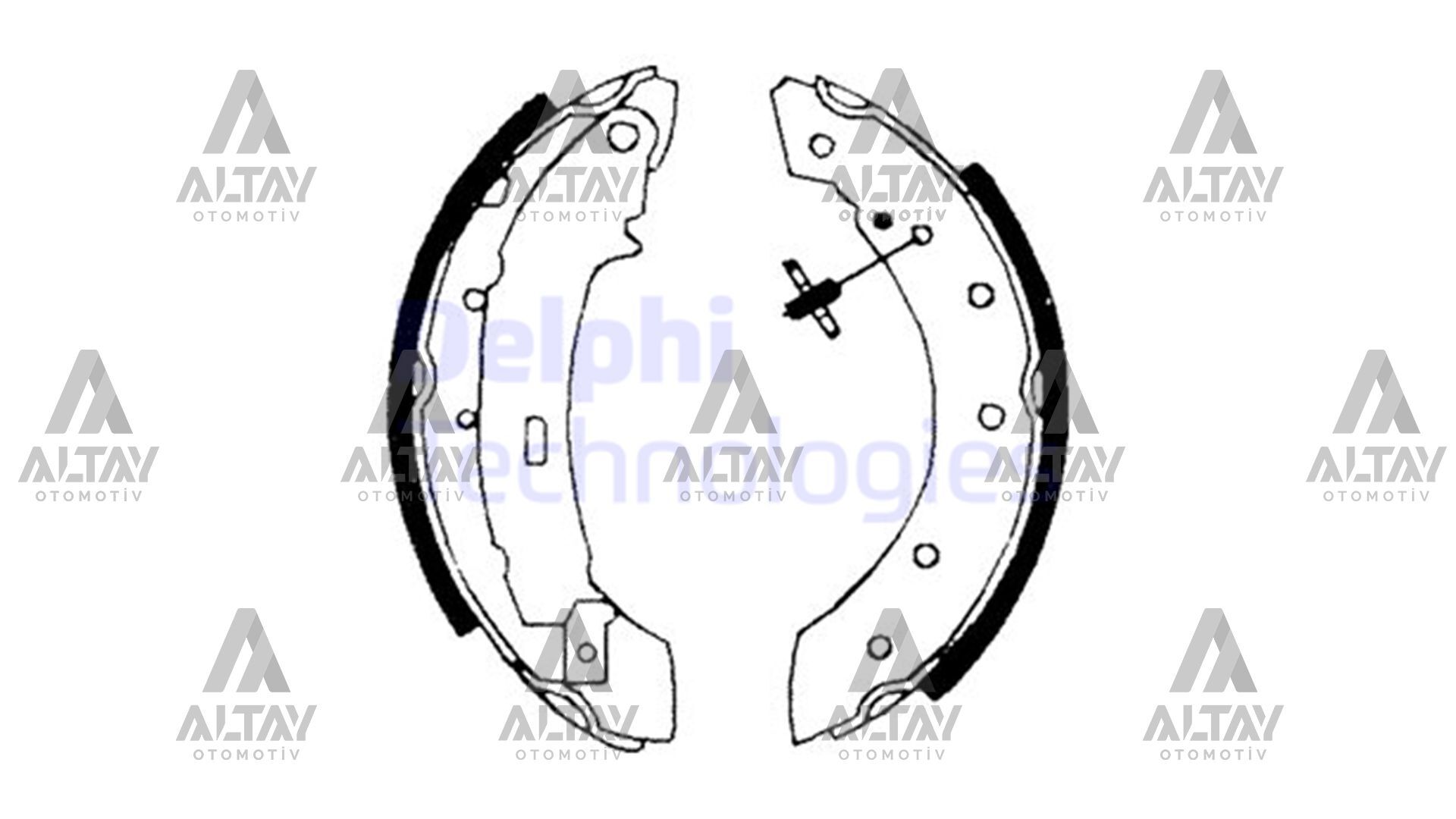 FREN BALATA CLIO II 98-09 / SYMBOL I 98-08 / LAGUNA I 93-02 / LOGAN 04-12 / SANDERO 08=> PABUÇ ARKA