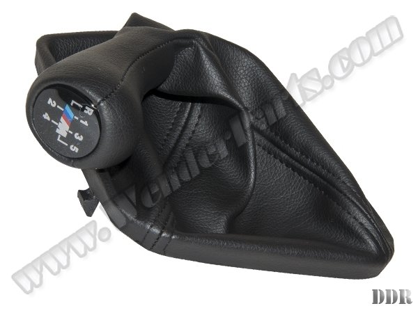 Topuzlu Vites Körüğü E36 -5 İleri- Man/Şanz; (Siyah) -///M-Logo- - 51320938884