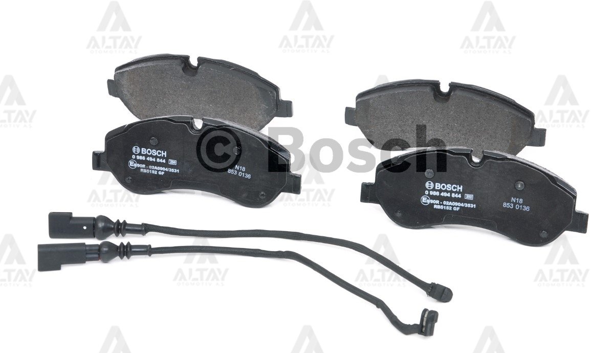 Fren Balata Transit Custom 14=> V362-V363 Ön