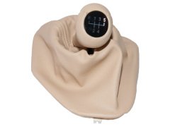 Topuzlu Vites Körüğü E39 -5 İleri- Man.Şanz; (Bej; Suni Deri) Işıklı - 1222755/715BG