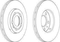 Vw Golf Iv Bora Polo Fren Diski Ön 6R0615301 1J0615301D 1J0615301J 1J0615301L 2G0615301G 5Z