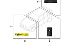 ETİKET BMW E34,E36,E38,E39,E52,E85,E86 71228662868