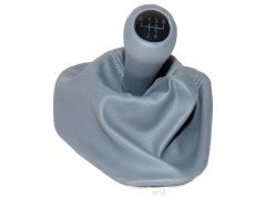 Topuzlu Vites Körüğü E39 -5 İleri- Man.Şanz; (Gri; Suni Deri) Işıklı - 1222755/715GR