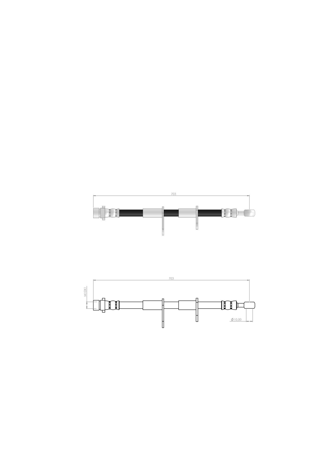 FREN HORTUMU ÖN SOL ACCORD IV - V       90-98 46411SM4013 - 46411SM4014  -  46411SN7000 -  46411SN7003 01465SM4010