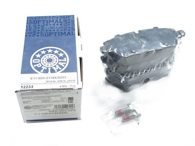 FREN BALATASI BMW ÖN E81 E82 E87 E88 1 SERİSİ 1 SERİSİ CABRİO 2005-2012 34116774050 12233
