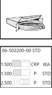 Vw Polo Golf Vento 1.0-1.3 75Mm Std Segman 030198151B