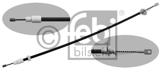 El Fren Teli Arka Sol-Sağ 204  - A2044202585