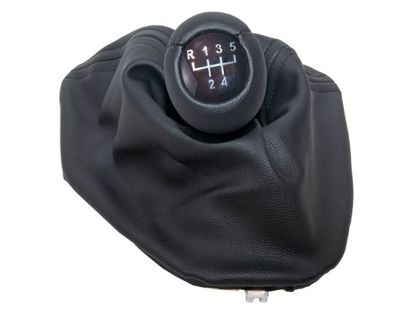 Topuzlu Vites Körüğü E39 -5 İleri- Man.Şanz; (Siyah; Suni Deri) Işıklı - 1222755/715BK