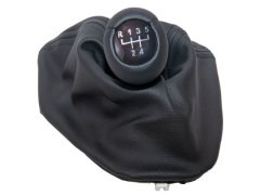 Topuzlu Vites Körüğü E39 -5 İleri- Man.Şanz; (Siyah; Suni Deri) Işıklı - 1222755/715BK