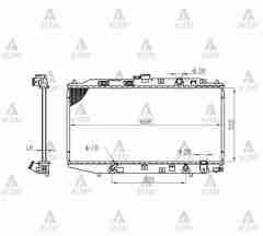 Radyatör Su Cıvıc  88-91 16Mm (At) 19010PM3901