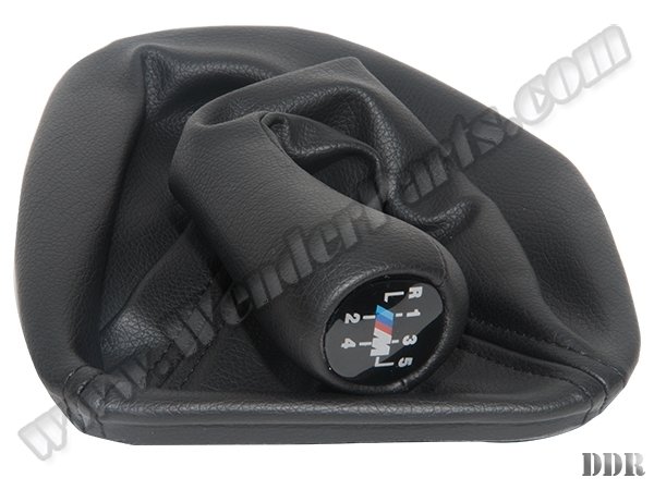 Topuzlu Vites Körüğü E39 -5 İleri- Man/Şanz (Siyah) -///M-Logo- - 1222755/524