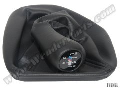 Topuzlu Vites Körüğü E39 -5 İleri- Man/Şanz (Siyah) -///M-Logo- - 1222755/524