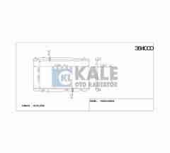 Radyatör Su Jazz 09-15 350X715X16 (At) Brazıng 19010Rb0004