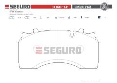 Fren Disk Balatası Daf Lf55 - Renault Midlum Wabco Pan 19-2 29142 29141 1440504 53.1630.1141