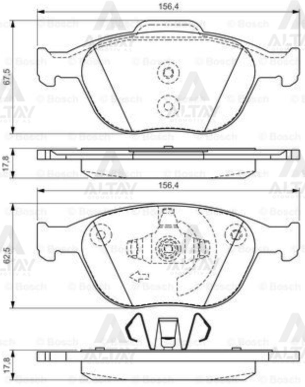 Fren Balata Connect 02=> Ön 1360303
