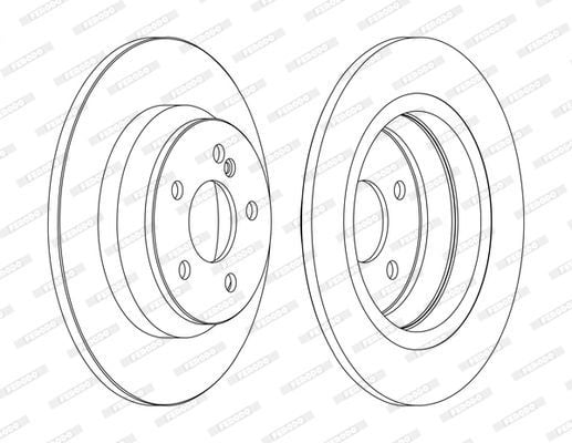 M.BENZ W220 ARKA FREN DİSKİ TAKIM S320 2204230112