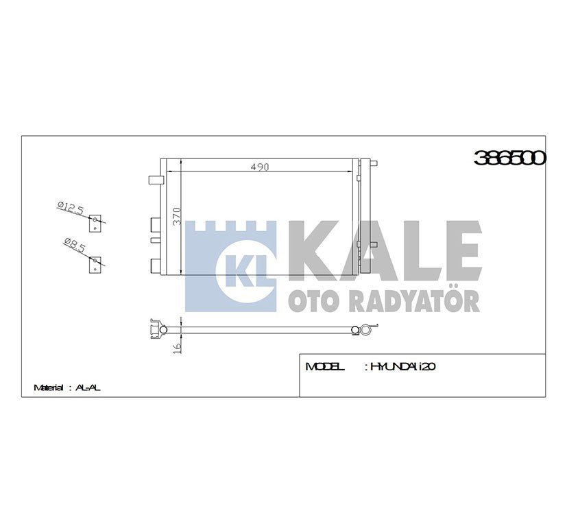 Radyatör Klima I-20 09-12 Benzinli 976061J000