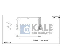 Radyatör Klima I-20 09-12 Benzinli 976061J000