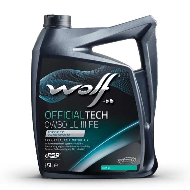 WOLF TAM SENTETİK MOTOR YAĞI OFFICIALTECH 0W30 LL III FE 5L