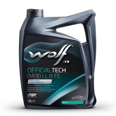 WOLF TAM SENTETİK MOTOR YAĞI OFFICIALTECH 0W30 LL III FE 5L