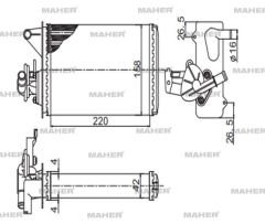 RADYATÖR KALORİFER UNO 70  94-00 MEKANİK