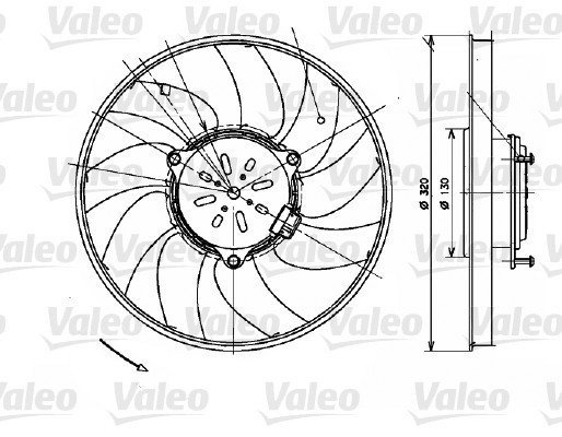 M.Benz Om651/646 Fan Sağ Spr-Crafter 9065000393