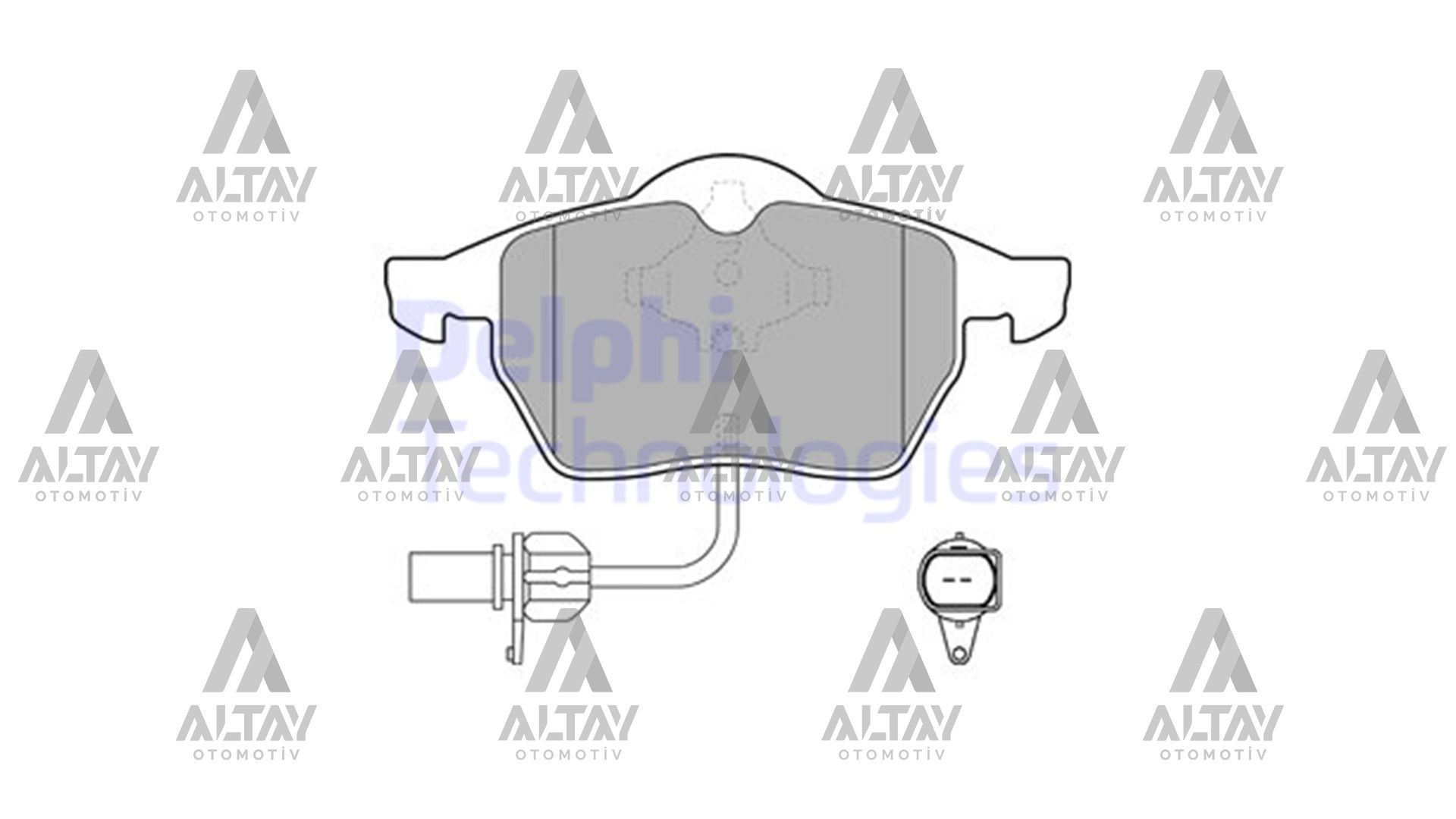 FREN BALATA PASSAT  97-05 / A4 99-05 / A6 98-05 1.8T-1.9 KULAKLI FİŞLİ ÖN