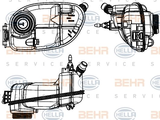 Genleşme Tankı  Mercedes 117-156-176-246 2012-17  - A2465000049