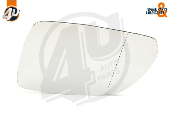 Ayna Camı E-Çiz Sol Pl4-Oct 2005-09 - 6Q0857521F