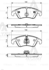 Fren Balata A4 07=> / A5 07=> Ön 4G0698151