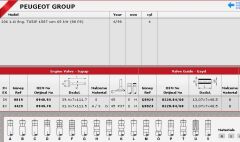 SİBOP TAKIMI 0819 4429 IN 4 E4 P206 1.6İ 8V MOTOR TU5JP