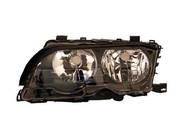 Komple Far E46 Sol; Siyah -Coupe- 1999-01