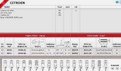 SİBOP TAKIMI 0830 0831 IN 8 E8 P106 P306 P406 1.8 2.0 16V