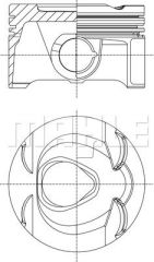 Piston 204-212 82.00mm  271.820 - A2710306317