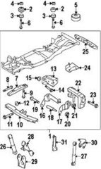 BRAKET ACE LAND ROVER RQU500640