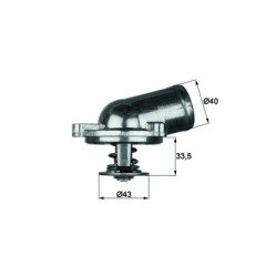 Termostat 87C M.Benz Pkw M111 124/202/208/210 Klimasız Tı 22 87