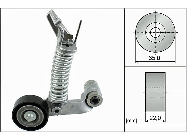 M.BENZ  W117-156-176-246 OM651 V-KAYIŞ GERGİ KÜTÜĞÜ A6512002400