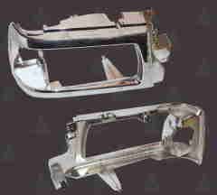 Far Çerçeve B-2500 97-00 Krom Sağ U00950740T