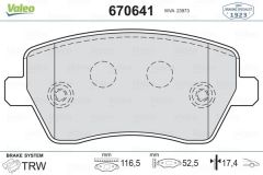 RENAULT CLIO III MEGANE IV MODUS DACIA DUSTER LOGAN NISSAN MICRA NOTE MERCEDES CITAN ÖN FREN BALATASI